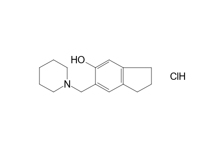 6-(PIPERIDINOMETHYL)-5-INDANOL, HYDROCHLORIDE