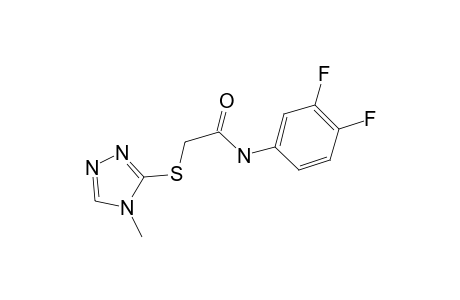 N-(3,4-Difluoro-phenyl)-2-(4-methyl-4H-[1,2,4]triazol-3-ylsulfanyl)-acetamide