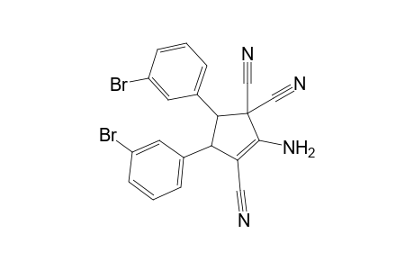 1-Amino-2,5,5-tricyano-3,4-bis(m-bromophenyl)cyclopent-1-ene