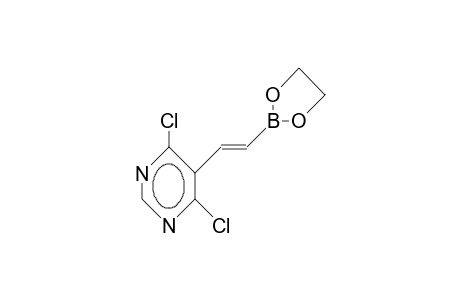 4,6-dichloro-5-[(E)-2-(1,3,2-dioxaborolan-2-yl)ethenyl]pyrimidine