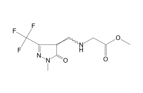 N-{[1-METHYL-5-OXO-3-(TRIFLUOROMETHYL)-2-PYRAZOLIN-4-YLIDENE]METHYL}GLYCINE, METHYL ESTER