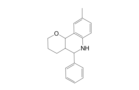 9-methyl-5-phenyl-3,4,4a,5,6,10b-hexahydro-2H-pyrano[3,2-c]quinoline