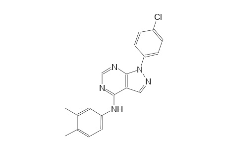 1H-pyrazolo[3,4-d]pyrimidin-4-amine, 1-(4-chlorophenyl)-N-(3,4-dimethylphenyl)-
