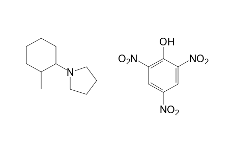 1-(2-methylcyclohexyl)pyrrolidine, picrate