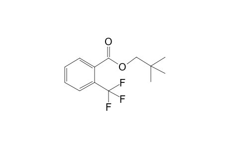 2-Trifluoromethylbenzoic acid, 2,2-dimethylpropyl ester