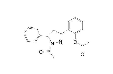 1-Acetyl-3-(o-hydroxyphenyl)-5-phenyl-2-pyrazoline, acetate