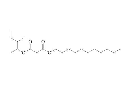 Malonic acid, 3-methylpent-2-yl undecyl ester