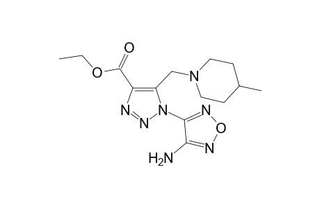 1-(4-Amino-furazan-3-yl)-5-(4-methyl-piperidin-1-ylmethyl)-1H-[1,2,3]triazole-4-carboxylic acid ethyl ester