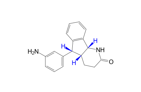 cis-4a,5,cis-4a,9b-5-(m-AMINOPHENYL)-4,4a,5,9b-TETRAHYDRO-1H-INDENO[1,2-b]PYRIDIN-2(3H)-ONE