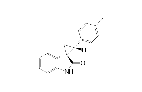 (1S,2R)-2-(p-tolyl)spiro[cyclopropane-1,3'-indolin]-2'-one