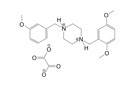 1-(2,5-dimethoxybenzyl)-4-(3-methoxybenzyl)piperazinediium oxalate