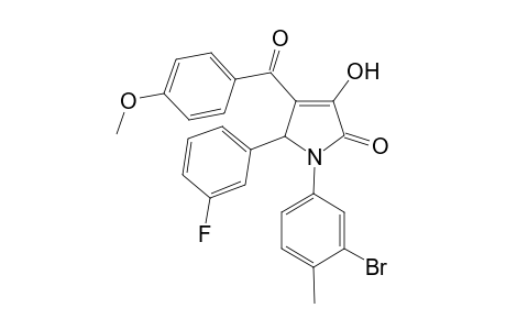 1-(3-Bromo-4-methyl-phenyl)-5-(3-fluoro-phenyl)-3-hydroxy-4-(4-methoxy-benzoyl)-1,5-dihydro-pyrrol-2-one