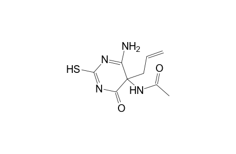 5-Allyl-5-acetamido-6-imino-1,2,5,6-tetrahydro-2(1H)-thioxopyrimidin-4(3H)-one