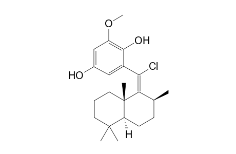 (E)-chlorodeoxyspongiaquinol