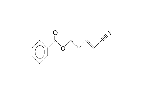 5-Benzoyloxy-2,4-(E,E)-pentadienenitrile