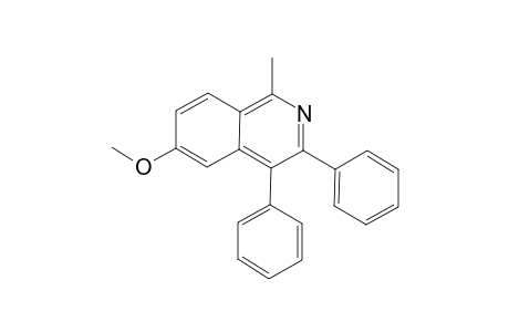 6-Methoxy-1-methyl-3,4-diphenylisoquinoline