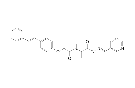 1-[(3'-Pyridyl)imino]aminocarbonyl}- 1-[4'-stilbenyloxymethyl)aminocarbonyl]ethane