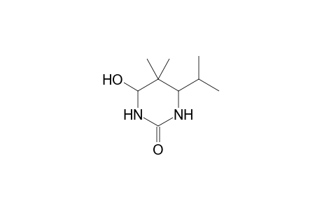 2(1H)-Pyrimidinone, tetrahydro-4-hydroxy-5,5-dimethyl-6-(1-methylethyl)-