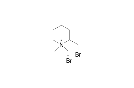 2-(bromomethyl)-1,1-dimethylpiperidinium bromide