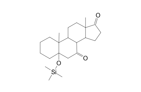 5.ALPHA.-ANDROSTAN-5-OL-7,17-DIONE(5-TRIMETHYLSILYL ETHER)