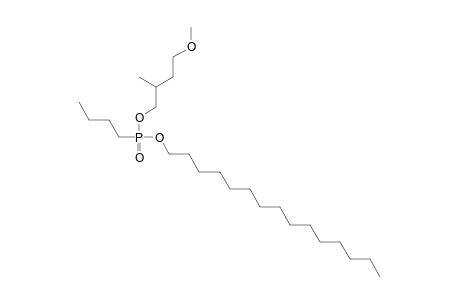 Butylphosphonic acid, 4-methoxy-2-methylbutyl pentadecyl ester