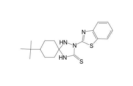 1,2,4-Triazaspiro[4.5]decane-3-thione, 2-(2-benzothiazolyl)-8-tert-butyl-