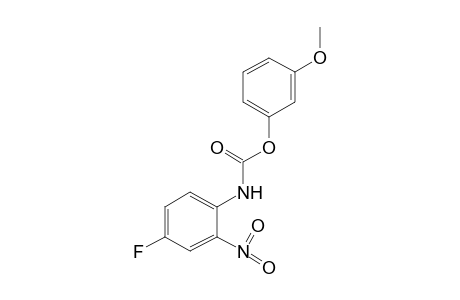 4-fluoro-2-nitrocarbanilic acid, m-methoxyphenyl ester