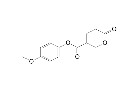 6-Oxotetrahydropyran-3-carboxylic acid, 4-methoxyphenyl ester