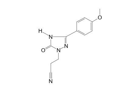 1-(2-cyanoethyl)-3-(p-methoxyphenyl)-deltasquare-1,2,4-triazolin-5-one