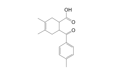 3-Cyclohexene-1-carboxylic acid, 3,4-dimethyl-6-(4-methylbenzoyl)-