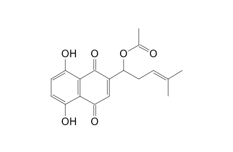 5,8-dihydroxy-2-(1-hydroxy-4-methyl-3-pentenyl)-1,4-naphthoquinone