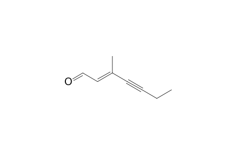 (E)-3-methylhept-2-en-4-ynal