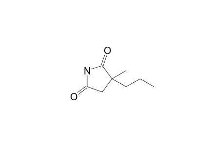.alpha.-Methyl-.alpha.-propylsuccinimide