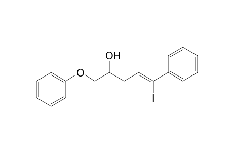 5-Iodo-1-phenoxy-5-phenylpent-4-en-2-ol