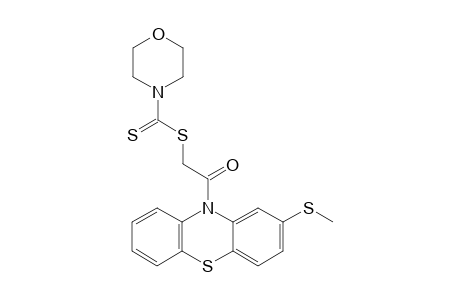 2-(Methylthio)-10-{[(1'-morpholinyl)thiocarbamoyl]thioacetyl}-phenothiazine