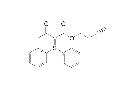 But-3-ynyl 2-(diphenylsulfuranylidene)-3-oxobutanoate