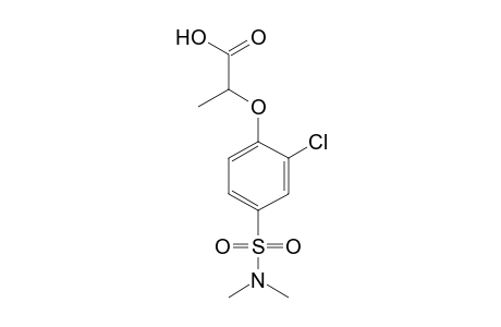 2-[2-chloro-4-(dimethylsulfamoyl)phenoxy]propionic acid