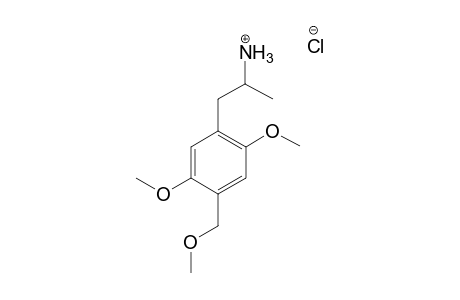 1-(2,5-Dimethoxy-4-methoxymethylphenyl)-2-propanaminium chloride
