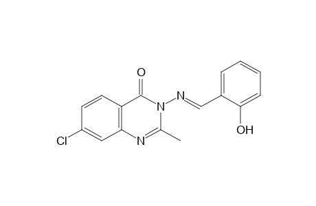 7-chloro-2-methyl-3-(salicylideneamino)-4(3H)-quinazoline