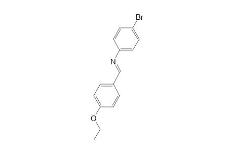 4-Bromo-N-[(E)-(4-ethoxyphenyl)methylidene]aniline