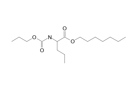 L-Norvaline, N-propoxycarbonyl-, heptyl ester