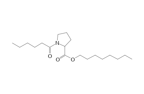 L-Proline, N-(hexanoyl)-, octyl ester