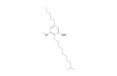 Phenol, 3-methoxy-2-(9-methyldecyl)-5-pentyl-