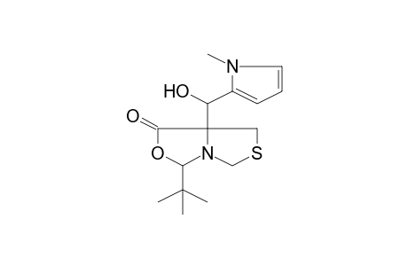 1H,3H,5H-Thiazolo[3,4-c]oxazol-1-one, 3-(1,1-dimethylethyl)dihydro-7a-[hydroxy(1-methyl-1H-pyrrol-2-yl)methyl]-, [3R-[3.alpha.,7a.alpha.(R*)]]-