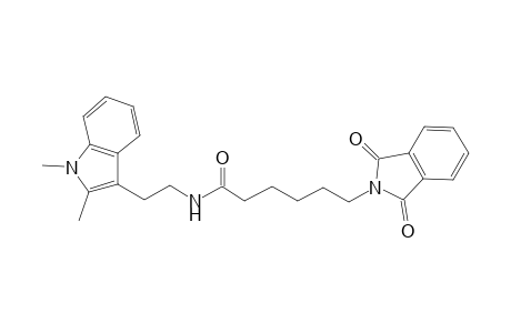 1H-isoindole-2-hexanamide, N-[2-(1,2-dimethyl-1H-indol-3-yl)ethyl]-2,3-dihydro-1,3-dioxo-