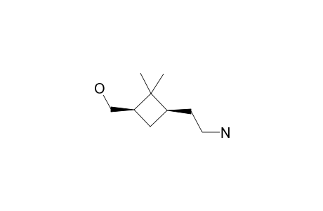 [(1R,3R)-3-(2-aminoethyl)-2,2-dimethyl-cyclobutyl]methanol