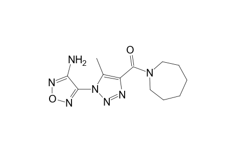 4-[4-(hexahydro-1H-azepin-1-ylcarbonyl)-5-methyl-1H-1,2,3-triazol-1-yl]-1,2,5-oxadiazol-3-ylamine