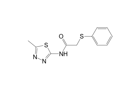 N-(5-methyl-1,3,4-thiadiazol-2-yl)-2-(phenylsulfanyl)acetamide