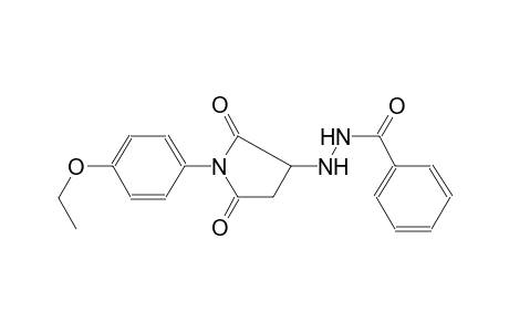 N'-[1-(4-ethoxyphenyl)-2,5-dioxo-3-pyrrolidinyl]benzohydrazide