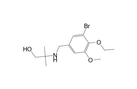 2-[(3-bromo-4-ethoxy-5-methoxybenzyl)amino]-2-methyl-1-propanol